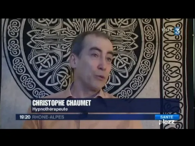 Christophe Chaumet sur le plateau de FR3