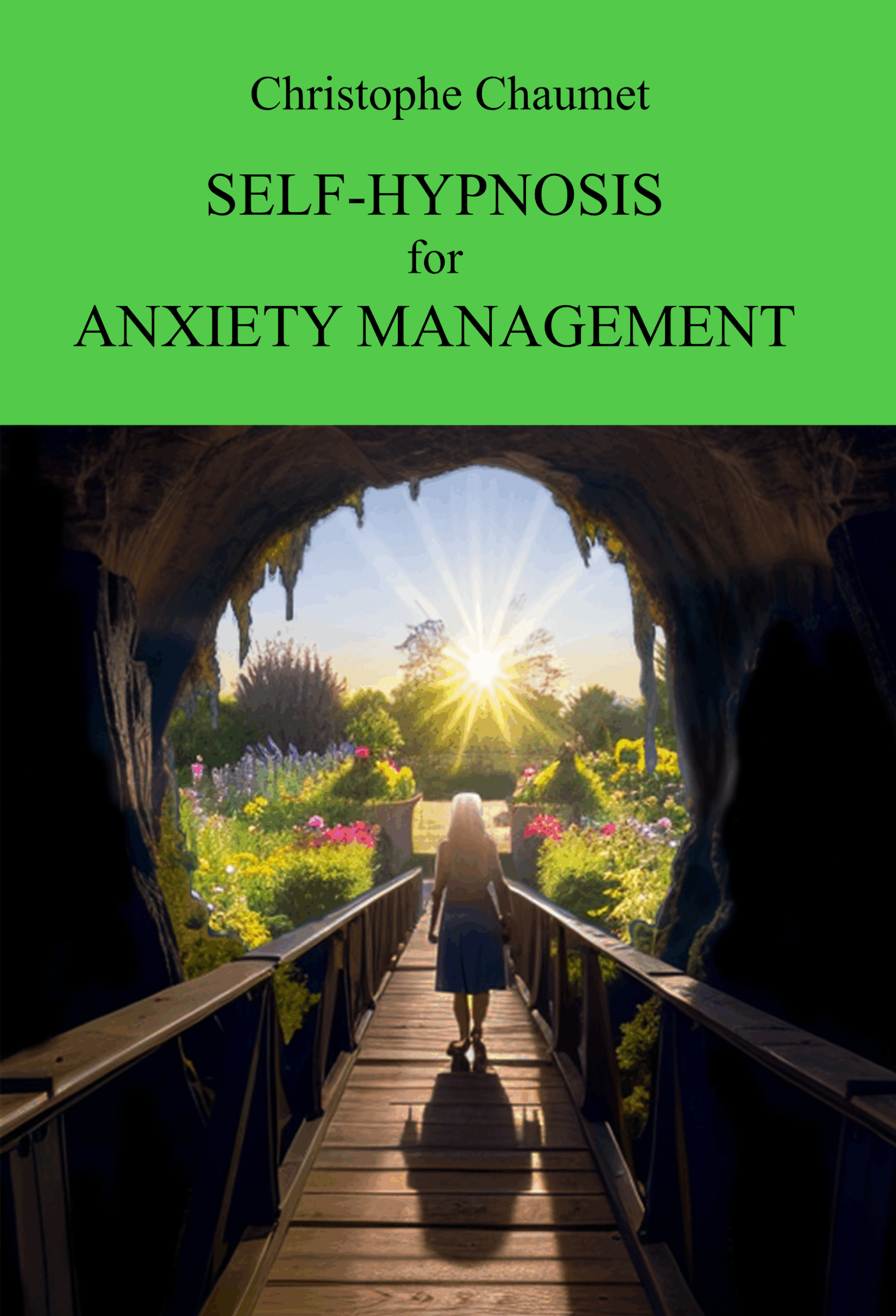The cover of the book "Self-hypnosis for Anxiety management"