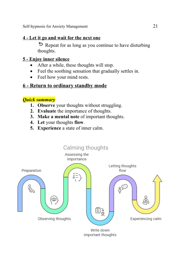 Extract from the book Self-hypnosis for Anxiety management (part 2)
