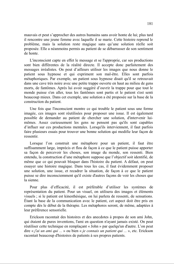 Un extrait du livre Hypnothérapie (4re page)